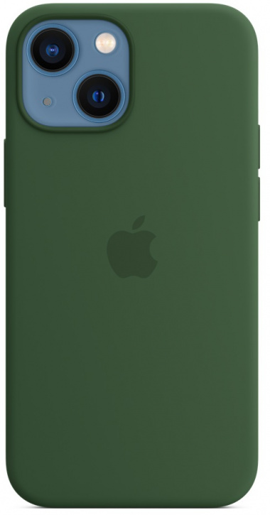 Чехол Silicone Case magsafe качество Lux для iPhone 13 Mini зеленый клевер